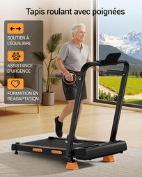 Tapis de Marche Pliable Inclinable,Accoudoirs Réglables – immagine 6