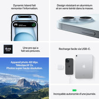 Apple iPhone 15 (Reconditionné – Qualité A+) – immagine 5
