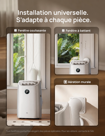 DREO 12 000 BTU Climatiseur mobile 3 en 1 (Reconditionné - Qualité A+) – image 8