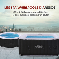 Arebos Spa gonflable (Reconditionné – Qualité A+) – image 3