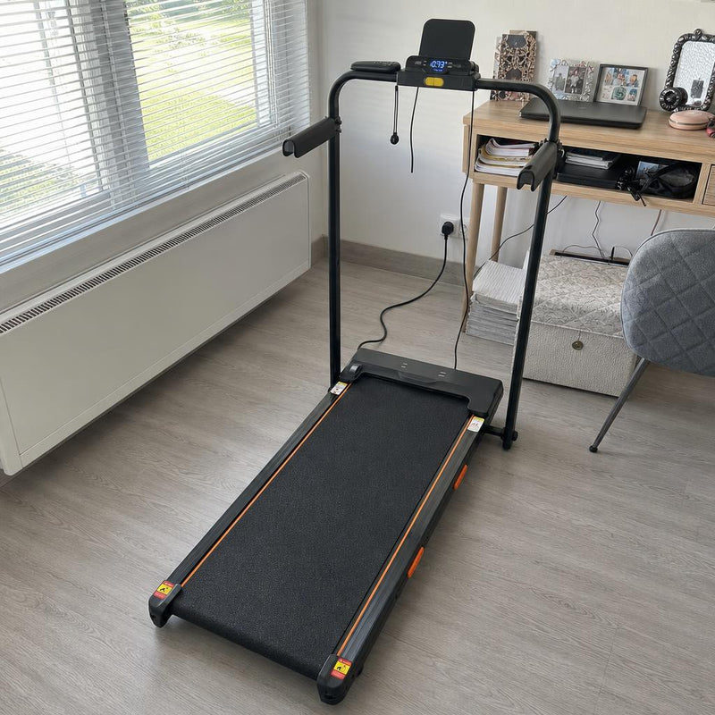 Tapis de Marche Pliable Inclinable,Accoudoirs Réglables – foto della recensione 1