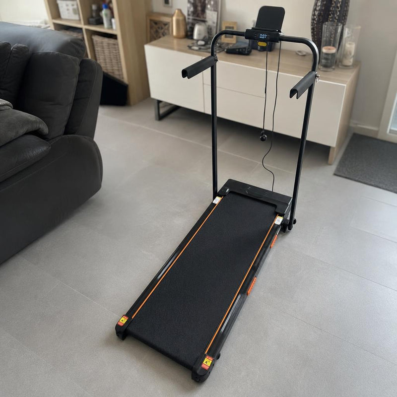 Tapis de Marche Pliable Inclinable,Accoudoirs Réglables – foto della recensione 11