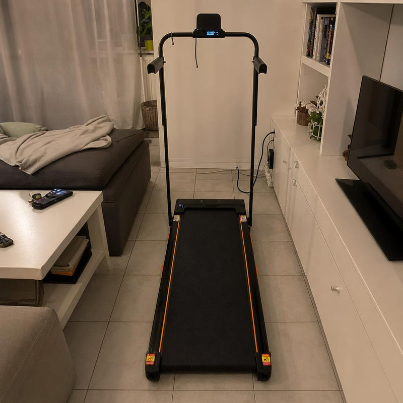 Tapis de Marche Pliable Inclinable,Accoudoirs Réglables – foto della recensione 12