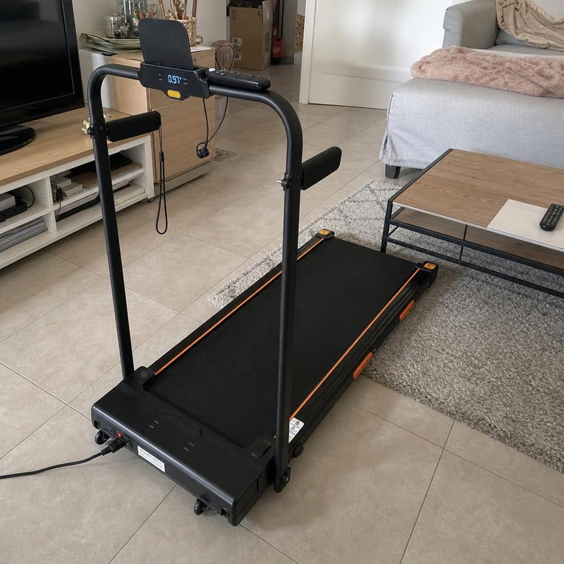 Tapis de Marche Pliable Inclinable,Accoudoirs Réglables – foto della recensione 13