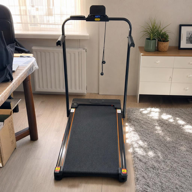 Tapis de Marche Pliable Inclinable,Accoudoirs Réglables – foto della recensione 2