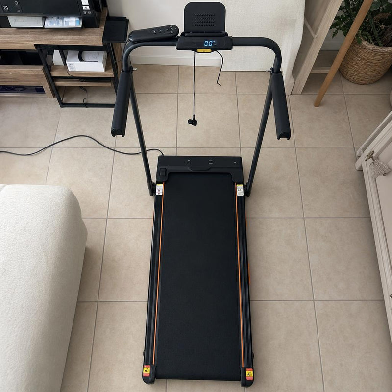 Tapis de Marche Pliable Inclinable,Accoudoirs Réglables – foto della recensione 20