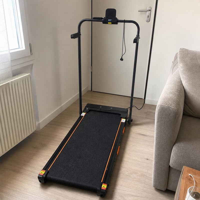 Tapis de Marche Pliable Inclinable,Accoudoirs Réglables – foto della recensione 3