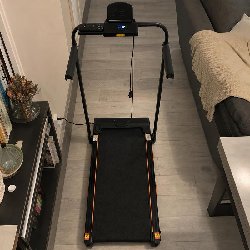 Tapis de Marche Pliable Inclinable,Accoudoirs Réglables – foto della recensione 4
