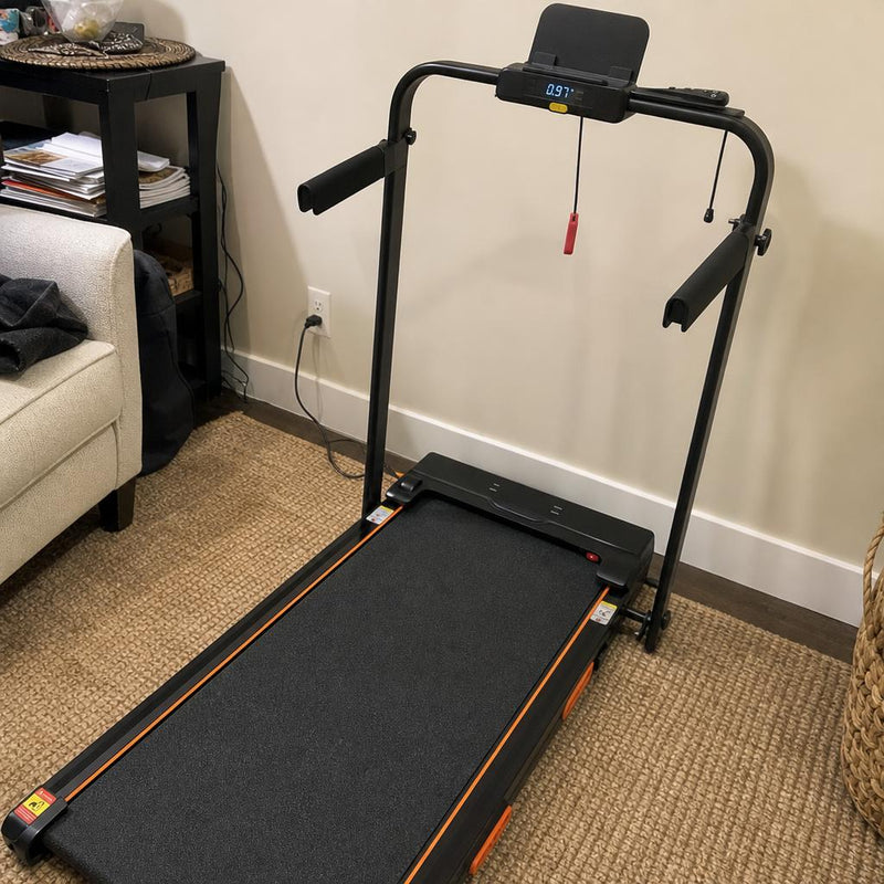Tapis de Marche Pliable Inclinable,Accoudoirs Réglables – foto della recensione 6