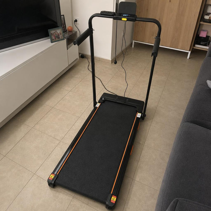 Tapis de Marche Pliable Inclinable,Accoudoirs Réglables – foto della recensione 7