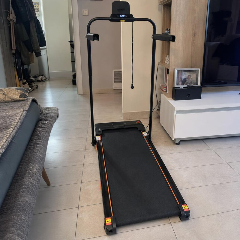 Tapis de Marche Pliable Inclinable,Accoudoirs Réglables – foto della recensione 8